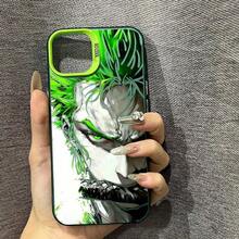 Anime Design - Cool Gre Hair Warrior Pattern Phone Case, Compatible With  16ProMax 16Pro 16Plus 16 15ProMax 15Pro 15Plus 15 14ProMax 14Pro 14Plus 14 13ProMax 13Pro 13 12ProMax 12Pro 12 11ProMax 11Pro 11 Fashion Phone Shock Absorber Cover. Halloween Accessories. Halloween Fall  17 Pro Case Cover Fundas  Cute Phone Case Matching Phone Cases Anime Phone Case  14 Cases   Case Halloween Fall - 混合顏色3 - 查看 1