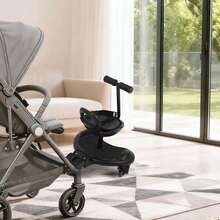 Universal Stroller Board With Saddle Seat And Standing Platform Adjustable Design Sit And Stand Stroller Buggy Child Board For Different Models Of Strollers