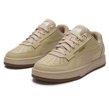 Puma Caven 2.0 Retro Club Unisex Casual Sneakers, Lightweight Comfortable Low-Top Soft Sole Everyday Shoes, 395082-05 - Off-white-off-white-gold - View 3