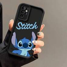 Miniso Cute Stitch From Disney's Lilo & Stitch Print, Featuring Blue "Stitch" Slogan & Adorable Stitch Design For Samsung Galaxy S25 Ultra/S25 Plus/S25/ Galaxy S24 Ultra/S24 Plus/S24/S24 FE/S23 Ultra/S23 FE/S22Ultra/S22 Plus/S22/S21 Ultra/S21 Plus/S21/S21 FE/A13/A14/A15/A16/A17/A33/A34/A35/A36/A52/A53/A54/Galaxy Note20Ultra/Galaxy Note20,Galaxy S25 Case,Galaxy S25 Case,Galaxy S25 Ultra Case Plus Stocking Stuffers,The Girlfriend,The Chosen,Early Fall Fashion. - 咖啡棕 - 查看 4
