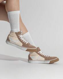 Old Vowels Men's High Top Skater Boot Sneakers - Rỉ Nâu - Xem 6