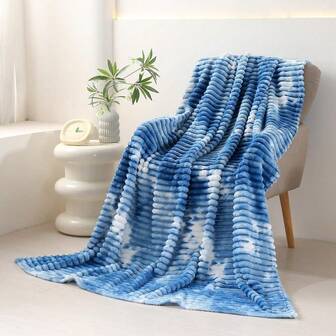 沙发毯 - 柔软波西米亚风床毯，舒适羊毛毯，可爱蓬松轻盈毯子，适用于沙发、椅子、家居装饰，女士