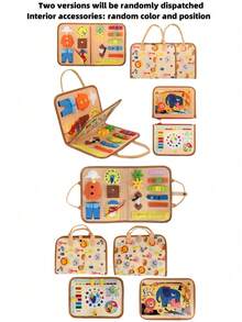 Busy Board Montessori Toys For Girls & Boys Gifts, Sensory Toys For Toddlers, Educational Travel Toys, Preschool Activities For Learning Fine Motor Skills, Toddler Board Ages Educational Toys School, Student, Stationery, School Supplies Busy Book Baby, Toys For Boys, Green, Learning Toys For Kids, Montessori Toys Baby, Montessori Toys, Montessori, Busy Book,Montessori Toys,Busy Book,Montessori