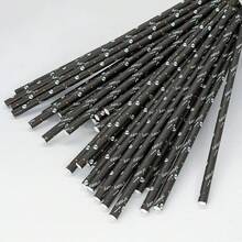 100 قطعة/عبوة قش ورقي بتصميم موضوع هالوين ب- 9 أنماط مختلفة 6*197 مم | قرع، أشباح، خفافيش، هيكل عظمي، تصميم نمط مخيف، مناسب لحفلات هالوين وأعياد الميلاد، ديكور عملي، ديكور أشباح هالوين، قش ورقي إبداعي للعصائر والكوكتيلات