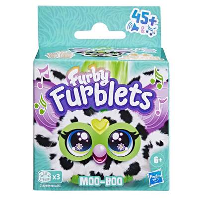 Hasbro Furby Furblets 2-Pack, Greenie-Meanie And May-May, Each With 45+ Sound Effects, Electronic Plush Doll For Boys And Girls 6+ Years Old