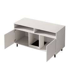 Pet Storage & Organization - White + MDF - View 11