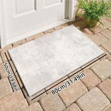 1PC Machine Washable Large - Size Modern Light Beige Textured Pattern Area Mat Rug Indoor Living Room Dining Room Decorative Rug With Stylish Light Beige Textured Pattern Design Durable Easy Clean Floor Mat For Home Decoration Kitchen Rug