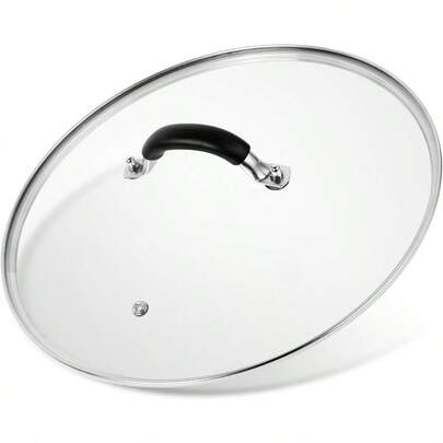 12 Inch Pan Lid - Glass Lid With Stainless Steel Handle For Frying Pan And Pots 12" Lidgift