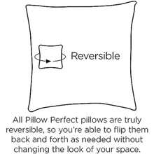 Pillow Perfect Outdoor/Indoor Gilford - Almohadas bálticas, 29 x 47 cm, color azul, 2 unidades(24.5 inch x 16.5 inch Azul y amarillo) - Tipo 4 - Ver 4