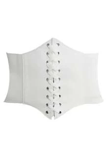 1pc Women's Solid Color Elastic Waist Belt, Casual Minimalist Versatile Dress Waist Cincher - Suitable For Dress Matching, Personalized Styling - Same Style In Multiple Colors - View 4