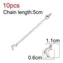 10件装不锈钢超长尾龙虾扣延长链手链项链首饰制作配件 - 尾鏈(10件) - 查看 38