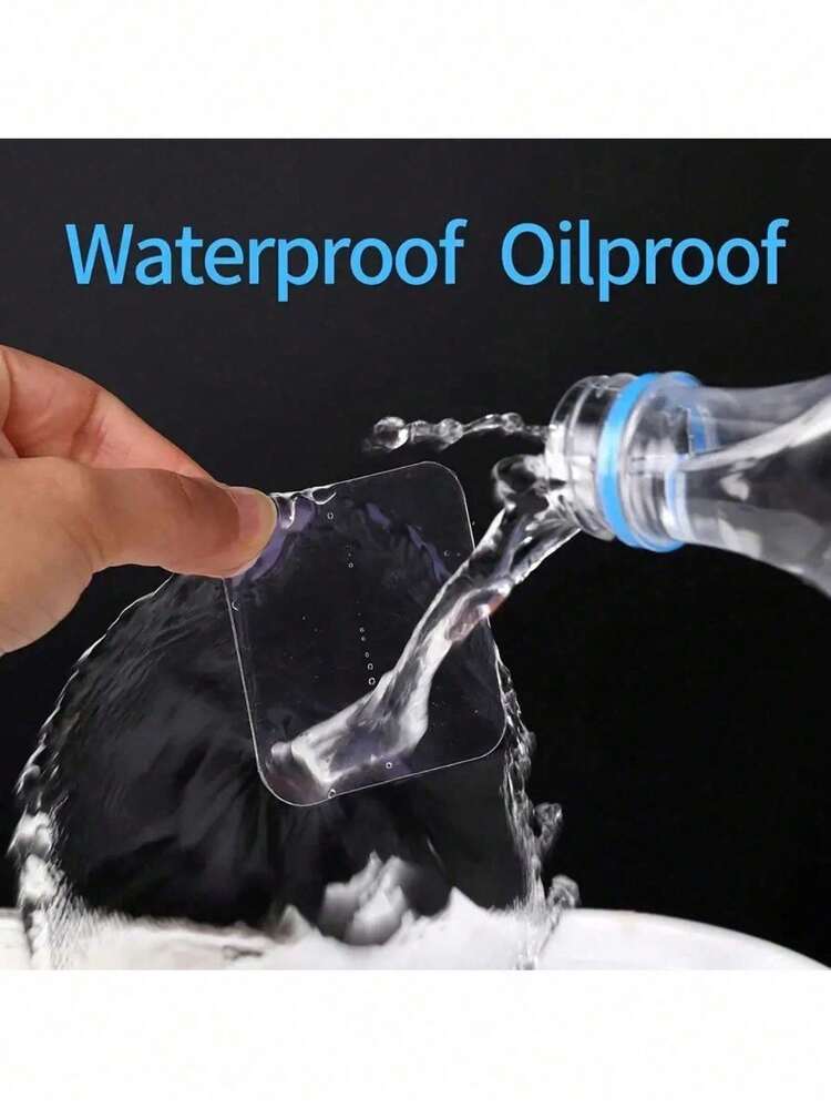 20pcs Heavy Duty Double-Sided Tape For Easy And Removable Hanging Pictures And Carpets Traceless Double-Sided Tape Transparent Nano Double-Sided Sticker High Viscosity Strong Non-Marking Sticker Fixed Sticker Anti-Skid Patch - 白色 - 查看 11