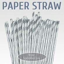 25/100 قطعة من القش الورقي المخطط بالذهبي والفضي بأبعاد 6*197 مم | مجموعة من القش الورقي المخطط بالذهبي والفضي لحفلات عيد الميلاد والزفاف والاحتفالات والحلويات والمشروبات، أكسسوارات استهلاكية، ديكورات عيد الميلاد - متعدد الألوان - مشاهدة 9