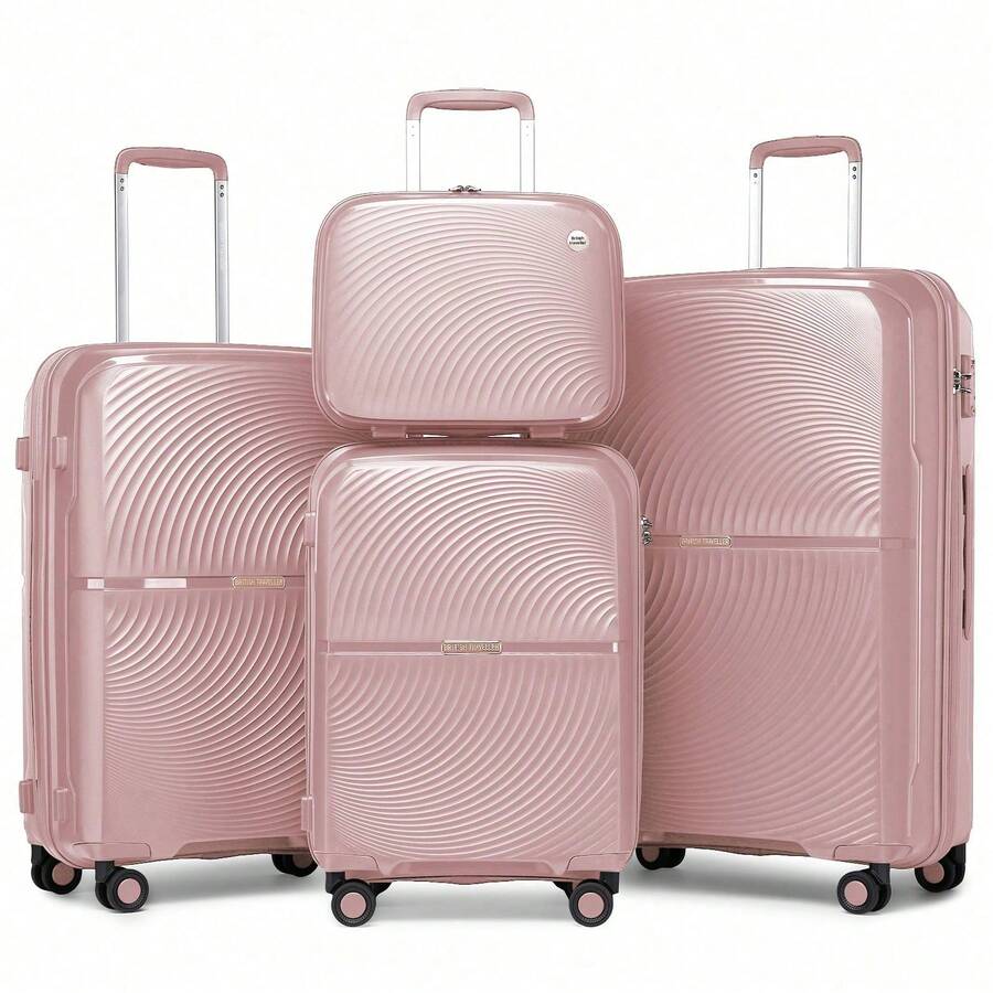 Suitcases - Coral Pink - View 1