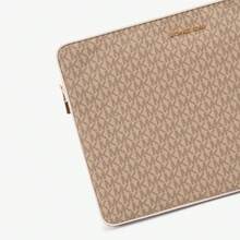 MICHAEL KORS Jet Set Travel Large Logo Laptop Bag Camel Color 35S3GTVT7Y2 Leather Stylish Commuter Briefcase Perfect For Work And Travel Modern Design Spacious Organizer - Camel - View 3