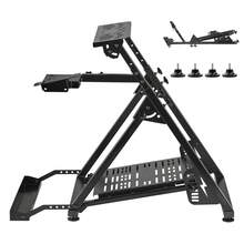 Racing Wheel Stand, Adjustable & Foldable Simulator Stand For G923 G920 G29 G27, T300RS TX F458 T500RS T3PA-PRO(F1/GT) Gaming Cockpit,Pedals Simulator NOT Included - Black - View 8