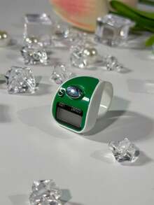 Portable LED Finger Counter, Ring Counter, Fresh Color Counter, Electronic Rosary Prayer Counter, Stylish Lightweight Bicolor Counter, Multi-Color Options, Suitable For Indoor/Outdoor Counting, Prayer Counting, Sports Counting, Holiday Gifts, Etc. - Multicolor - View 21
