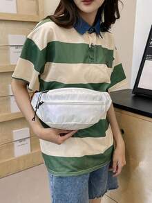 Laser Holographic Waist Bag, Unisex Versatile Crossbody Bag, Large Capacity Casual Chest Bag - A - View 5