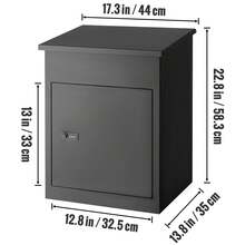 Wall-Mount Mailboxes - Montage mural en acier inoxydable, 22,8 pouces - Voir 10