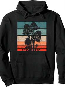 Retro Musoom Collector Schwammerl - Vintage Musoom Finder Pullover Hoodie Christmas Thanksgiving New Year Birthday Hoodie Gifts For Mom Dad Men Women Friends, Black Soft Fabric - 款式5 - 查看 1