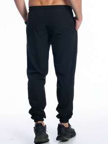 Ripoll Kit Of 3 Men's Windbreaker Tactel Elastane Jogger Pants For Training, Gym, And Sports - 黑色/鉛色/海軍藍 - 查看 5