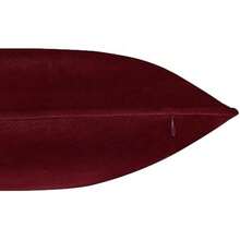 A1HC - Juego de 2 fundas de almohada de terciopelo suave y fino solamente, para sofás, camas, colores vibrantes y cierre oculta. Mejora tu espacio de vida con almohada decorativa para sofá de 20 x 20(30 x 51 cm (Pack of 2) Rojo Vino) - Tipo 8 - Ver 4