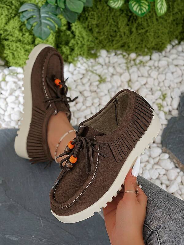 Neue Damen Slipper 2025: Minimalistisch, bequem, leicht, mit dicker Sohle, Schnürung, geeignet für Lässig Zuhause, Pendeln und Arbeit. Erhältlich in Ingwergelb und Dunkelgrau. Elegante Damenschuhe.