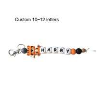 1PC Custom Animal Letter Keychain, Can Be Used As Name Bag Hanging,Back To School Gifts,Customized Keychains & Accessories,End Of Summer,Delicate Romance,For Office,For School,For Classroom,For Teacher Gifts,For University,For Colleague,For Dorm Rooms - Silicone Keychain - View 22