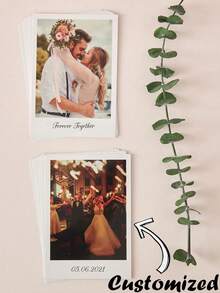 1/5/10pcs Customized Photo Booth Prints, Mini Photo Prints, Commemorative Gifts, Photo Printing, Dorm Decor, Picture Printing, Personalized Couple Photo Decor, DIY Custom Birthday & Christmas Gifts, Anniversary Gifts, Graphic Printing (5 Inches) - Multicolor - View 2