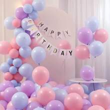 100pcs/40pcs 10-Inch Macaron Color Latex Balloons, Suitable For Birthday Decoration, Holiday Party, Wedding Decoration, Retirement Party, New Year Decoration, DIY Decoration, And Various Occasions