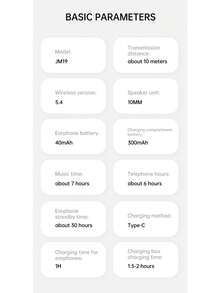 150种语言翻译，永久免费，ANC+ENC降噪，同声传译，双耳模式，现场录音，数字LED电量显示，TWS入耳式无线耳机，内置电容麦克风，重低音，Type-C可充电盒，音乐，游戏，健身，多场景应用，兼容手机/安卓/兼容iPad/OS - 黑橙 - 查看 11