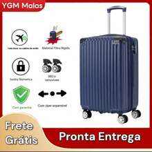 Standard ANAC Carry-On Suitcase 10KG 55x35x25cm Carry-On Suitcase With Zipper, Expandable, Removable Wheels, Carry-On Luggage, Can Be Taken Into The Airplane Cabin - 寶石藍 - 查看 1