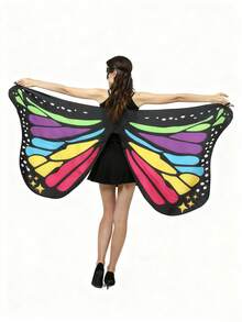 Women's Party Butterfly Wing Shawls, Adult Festival Costume Cloaks, Halloween, Christmas And Carnival Role-Playing Sets, Party Butterfly Wing Costumes, Fairy And Princess Theme Event Shawls (Without Masks), Festival Costume Clothing Accessories - Multicolor - View 18