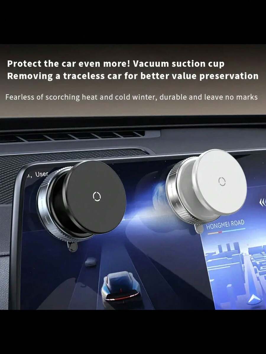 1 Giá đỡ điện thoại trên ô tô từ tính có thể điều chỉnh - Chắc chắn, nhiều góc, phù hợp với nhiều kích cỡ điện thoại thông minh, xoay 360° không giới hạn, cốc hút ổn định, không cần keo dán, Giá đỡ điện thoại thông minh | Giá đỡ cốc hút | Giá đỡ điện thoại chống nước - Nhiều màu - Xem 1