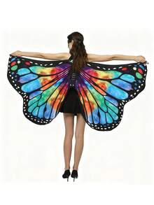 Women's Party Butterfly Wing Shawls, Adult Festival Costume Cloaks, Halloween, Christmas And Carnival Role-Playing Sets, Party Butterfly Wing Costumes, Fairy And Princess Theme Event Shawls (Without Masks), Festival Costume Clothing Accessories - Multicolor - View 23