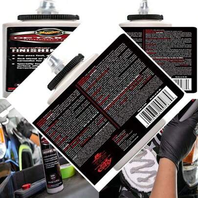 Meguiar's D30116 DA Microfiber Finishing Wax - Easy To Use, Removes Light Defect, Protects With DA Disc, 16 Oz
