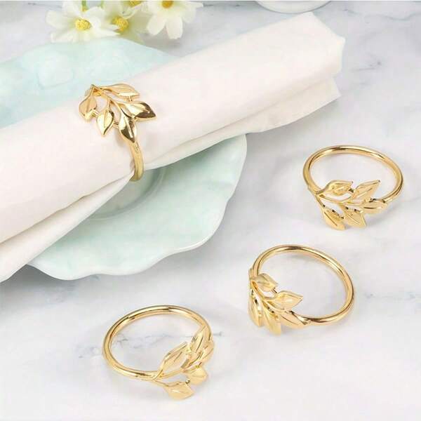 20PCS Multi-Color Rose Gold Napkin Rings, Suitable For Dinner Supplies On Christmas, Thanksgiving, New Year, Bachelor Parties, Men's Parties And Ladies' Parties, And Ideal For Decorating Kitchen Napkins.