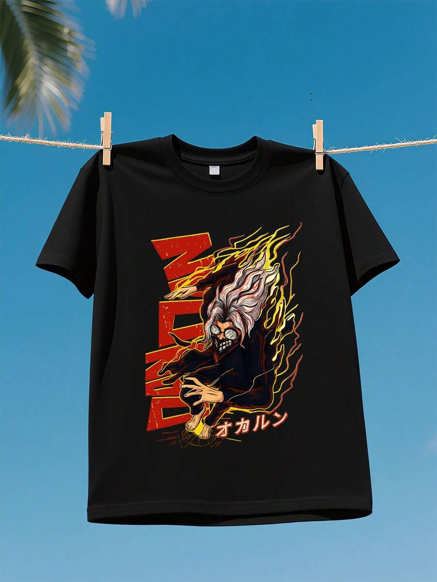 Men's Casual Graphic Tee, Short Sleeve, Round Neck, Casual Design, Women's Plus Size SKZ-SKZOO UNIVERSITY Graphic T-Shirt - Cute Animal Characters & 0322 01. 09 Design, Black Casual Short Sleeve Round Neck Tee For STAY University & SKZ K-POP Fans, Spring Summer Fall Machine Washable, Cute T Shirts, Fan Merchandise, Playful Design, Comfortable Fit Casual Outdoor Wear,100% Cotton, 220g Fabric Christmass Gift - Black 2 - View 1