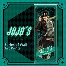 1幅《奇妙冒险》动漫角色桃子绒卷轴画，动漫周边，学生礼物，墙面装饰，生日礼物，圣诞礼物，复活节礼物，圣诞袜礼物，完美礼物，玩具，游戏 - 彩色 - 查看 6