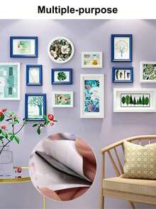 100/50/10pcs Heavy Duty Double Sided Foam Tape, Strong Self-Adhesive Mounting Tape, Includes Square & Round Shapes - Multicolor - View 8