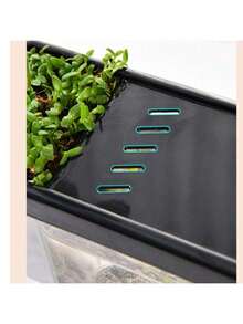 1件/2件装多功能透明桌面鱼缸兼种植箱二合一，迷你桌面鱼缸，亚克力水培植物鱼缸，北欧风桌面装饰生态瓶套装 - 彩色 - 查看 8