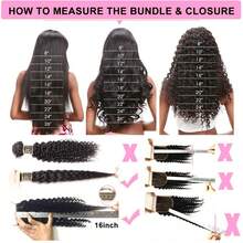 Jerry Curly Bundles Human Hair Kinky Curly Human Hair Bundles For Women 12 14 16 Inch Afro Kinkycurly Bundles Human Hair Weave 3 Bundles Kinky Hair Wefts - Natural Black - 查看 9