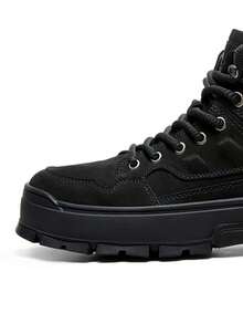 CAMEL CROWN Botas de trabajo para hombre, otoño e invierno, con suela gruesa, antideslizantes, con amortiguación y resistentes al desgaste, deportivas informales