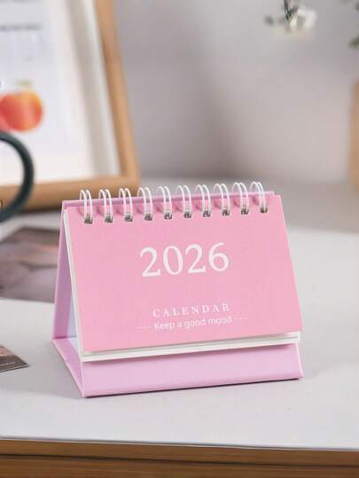 Mini-skrivbordskalendern 2026 är lämplig för hem och kontor.