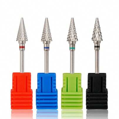 Cemented Carbide Steel Milling Cutters For Manicure, Removing Gel Polish Nail Drill Bits Electric Equipment Tools