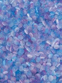 100 pezzi 2*4mm Perline di vetro bicolore a occhio di gatto, confezione per accessori fai-da-te per braccialetti, forniture per gioielli e artigianato, parti all'ingrosso - Multicolore - Visualizzare 11