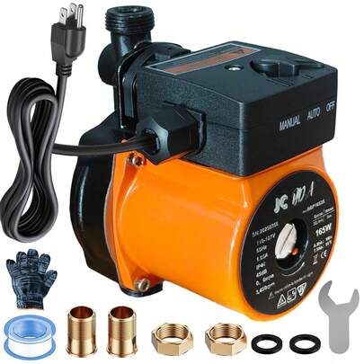 Bomba Presurizadora Automatica 1/3hp 165w 110v Sensor 35l/mi