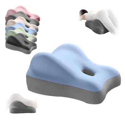 [Christmas]Couples Memory Foam Wedge Pillow For  & Pregnancy - Lumbar Support Cushion For Bed, Office Chair, Car Seat - Sciatica & Coccyx Pain Relief