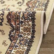 Antep Rugs Alfombras Oriental - Alfombras tradicionales antideslizantes de 2 x 4 pulgadas (antideslizantes) de perfil bajo con respaldo de goma para cocina (verde, 2 pies 3 pulgadas x 4 pies)(10' x 2' (Corredor) Beige) - Tipo 28 - Ver 9