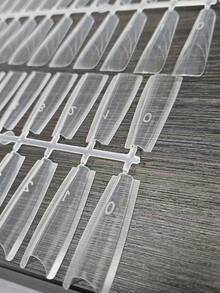 240 Pcs/Box Sandwich Dual Nail Tips Form Quick Extension Sandwich Nail Extension Forms For Nails - Clear - View 3